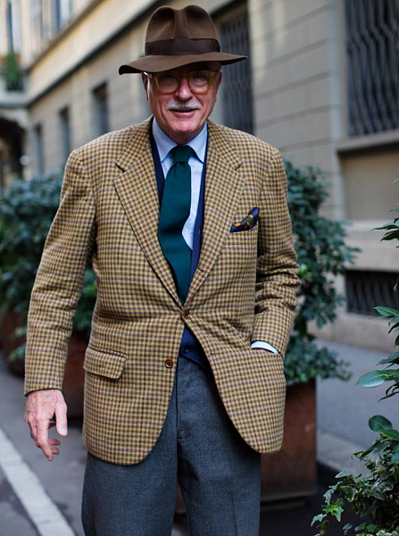 Лучано Барбера, известный итальянский дизайнер мужской одежды