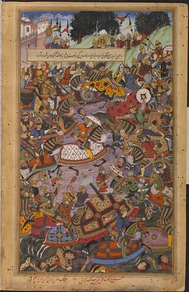 Победа Али-Кули-хана на реке Гомти-Акбарнама, 1561 г.